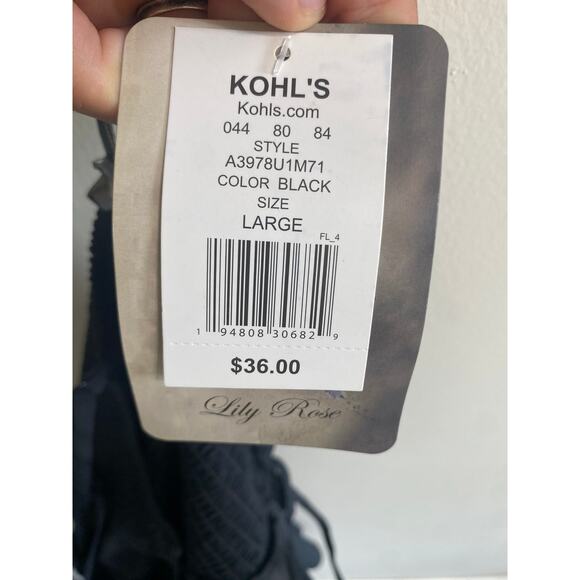 Lily Rose Women's Black Romper Large - Trendy & Stylish - Picture 11 of 11